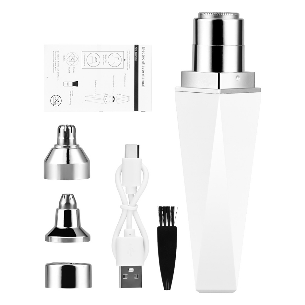 CkeyiN Epilator 3 In1 Lady Shaver Alat Cukur Bulu Kaki Wanita Pencukur Bulu Wanita Seluruh Tubuh Ter