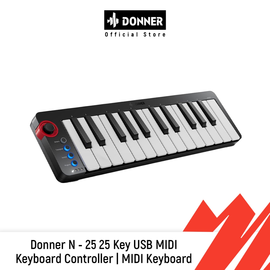 Donner N - 25 25 Key USB MIDI Keyboard Controller | MIDI Keyboard