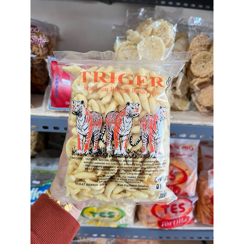 

Bidaran Triger Keju 200 Gram