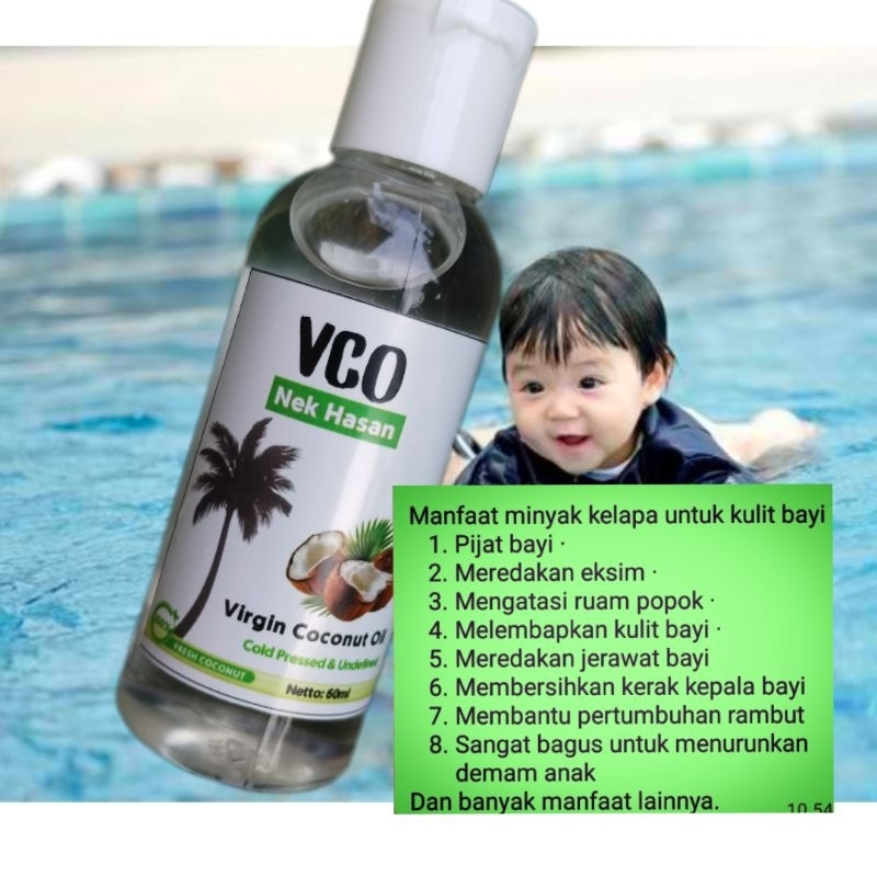 

VCO Virgin Coconut Oil Minyal Kelapa Asli Mengatasi Ruam dan Menurukan Demam Panas Anak