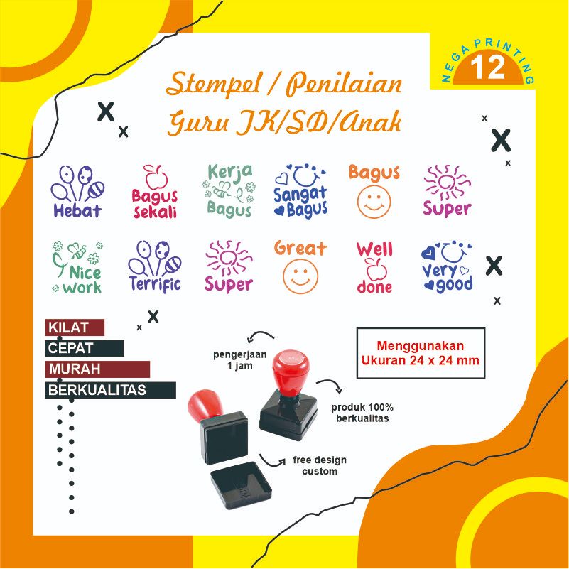 

Stempel Reward Penilaian Guru anak TK / SD /TERBARU 2024