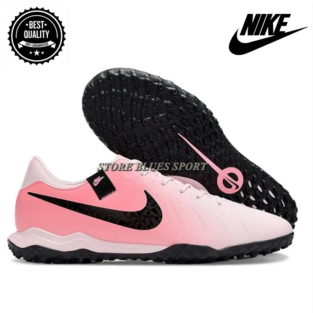 Sepatu Futsal Nike React Tiempo Legend X 10 Elite Turf Pink Foam Black