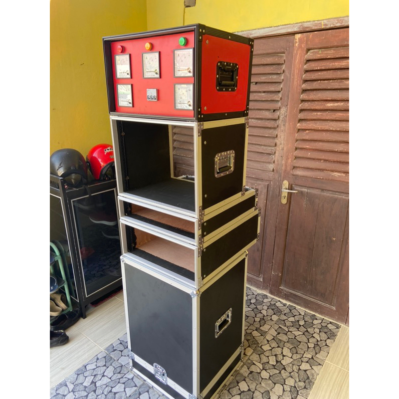 hardcase/harkis sound system panel listrik 1/3phase bahan meranti instalasi rapi