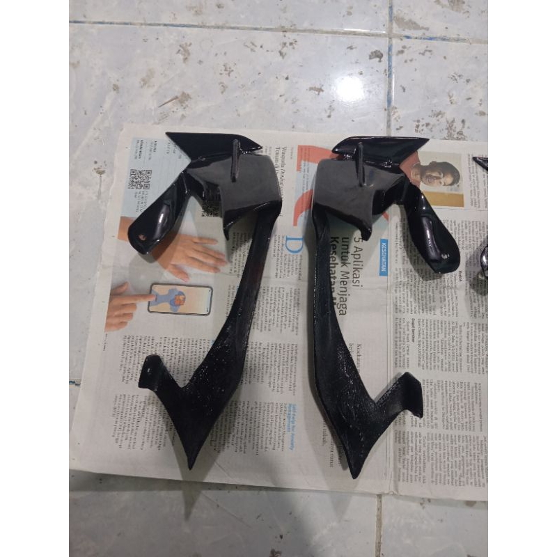 AERO FAiRING WINGLET SAMPING CBR 150 R NEW FACELIFT K45r cbr  rr Motorcycle Sporty