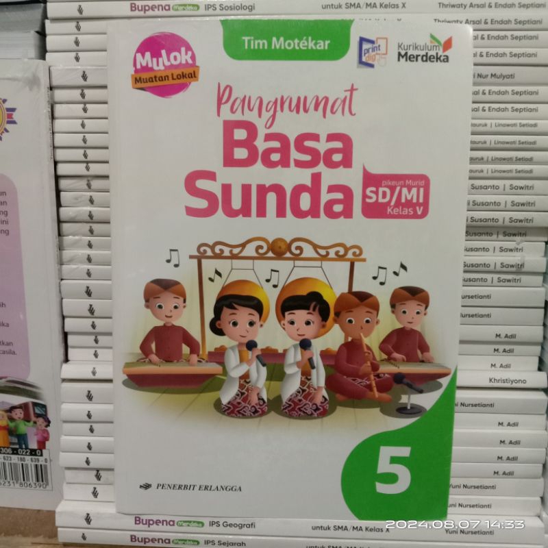 Pangrumat Basa Sunda kelas 5 SD Kurikulum Merdeka Erlangga / Bahasa Sunda