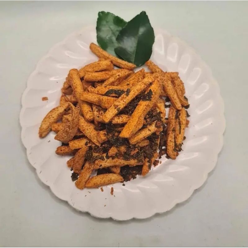 

Basreng Viral Kemasan 1 KG Pedas Daun Jeruk