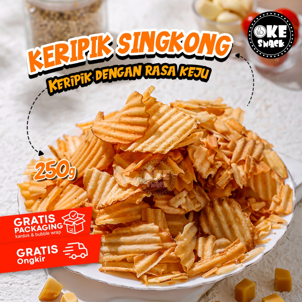 

Keripik Singkong Keju 250g