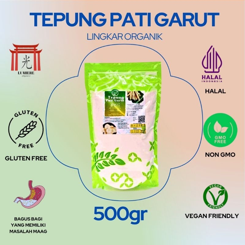 

Tepung Pati Garut Kemasan 500gr, Cocok untuk GERD, Maag, Pilihan Sehat, Alami