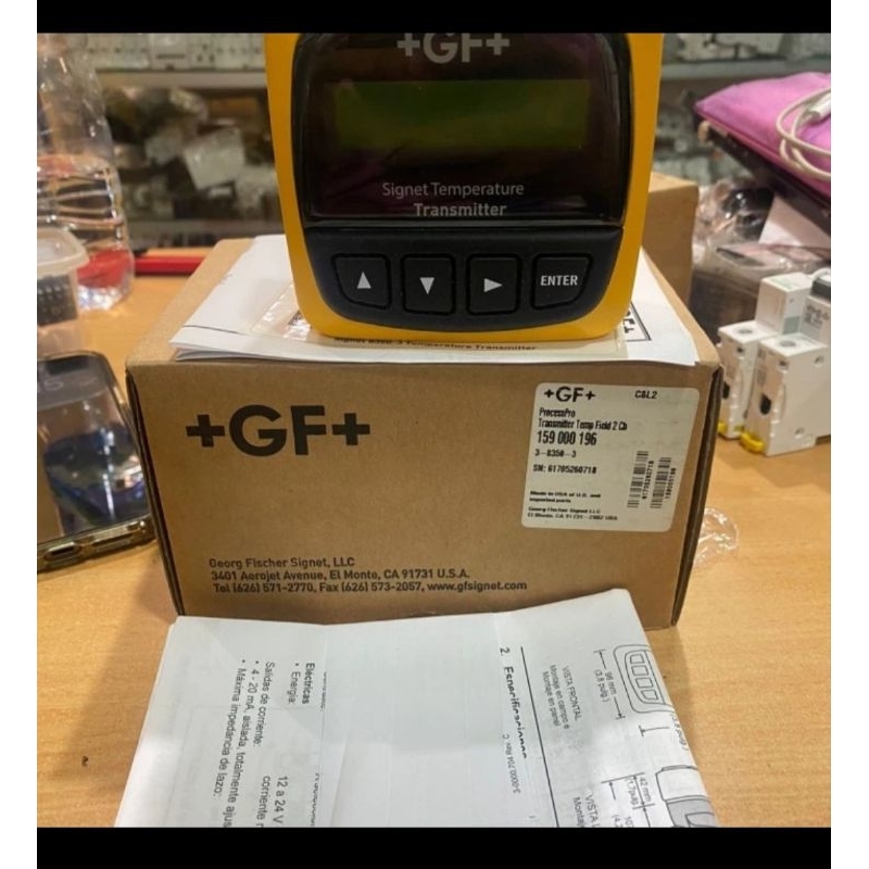 GEORGE FISHER +GF+SIGNET 3-8350-3 TEMPERATURE TRANSMITTER FIELD 2C