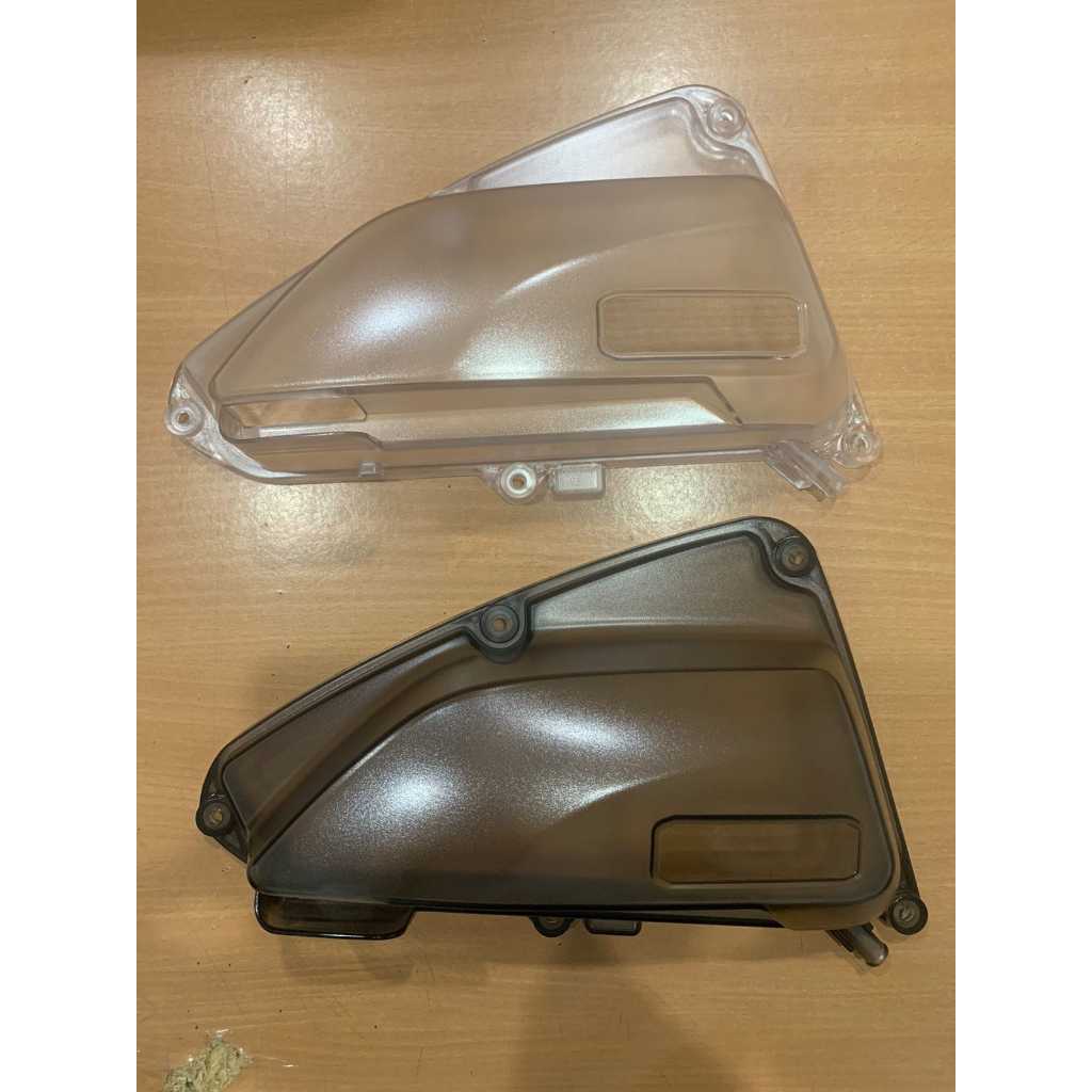 Tutup / Cover Air Filter Transparan New Beat / New Scoopy