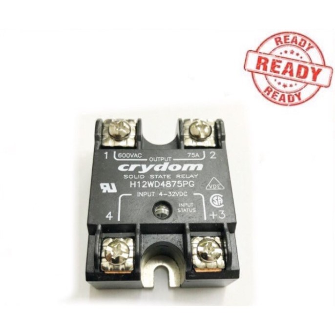 SSR CRYDOM H12WD 4875PG SSR CRYDOM H12WD 4875PG 75A input:4-32vdc SSR CRYDOM H12WD 4875PG SSR CRYDOM