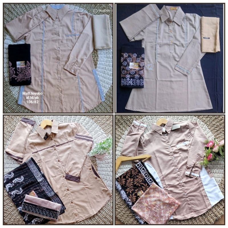 Baju Atasan Santriwati Coksu | Baju santriwati | Tunik Santri Putri | Baju Santri Putri | Seragam Po