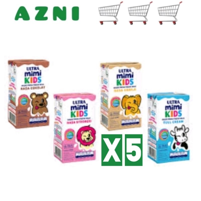 

Ultra Mimi Kids UHT 125 ml x 5 Pcs