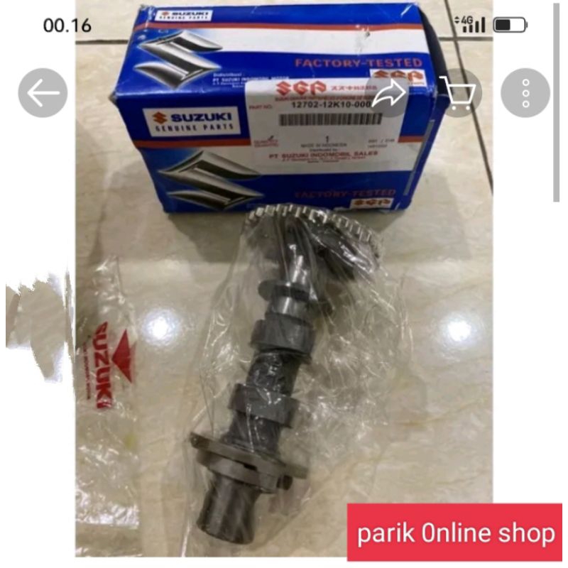 Noken As Camshaft Ex Suzuki Satria FUFI Injeksi Raider 150 GSX R S BANDIT 150