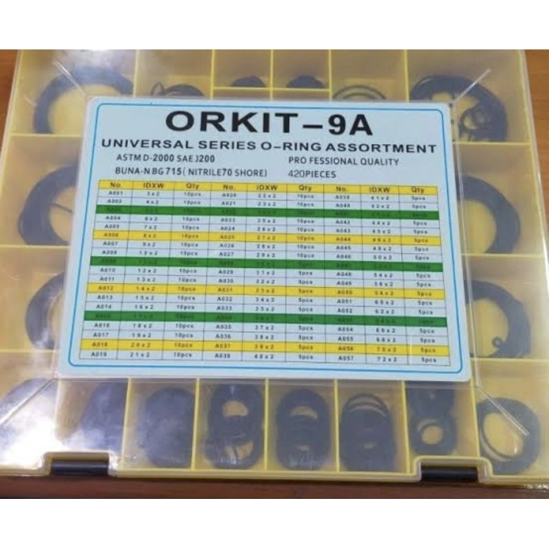ORING KIT ORKIT 9A SET ORIGINAL