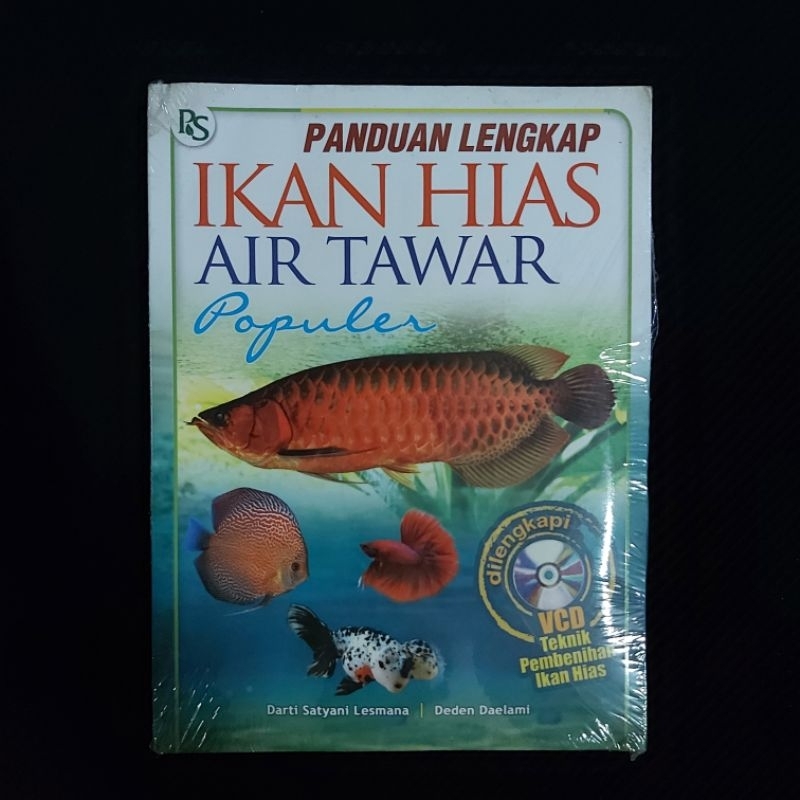 Buku Original ● Panduan Lengkap Ikan Air Tawar Populer + VCD Teknik Pembenihan Ikan Hias ☆ Dari Cupa