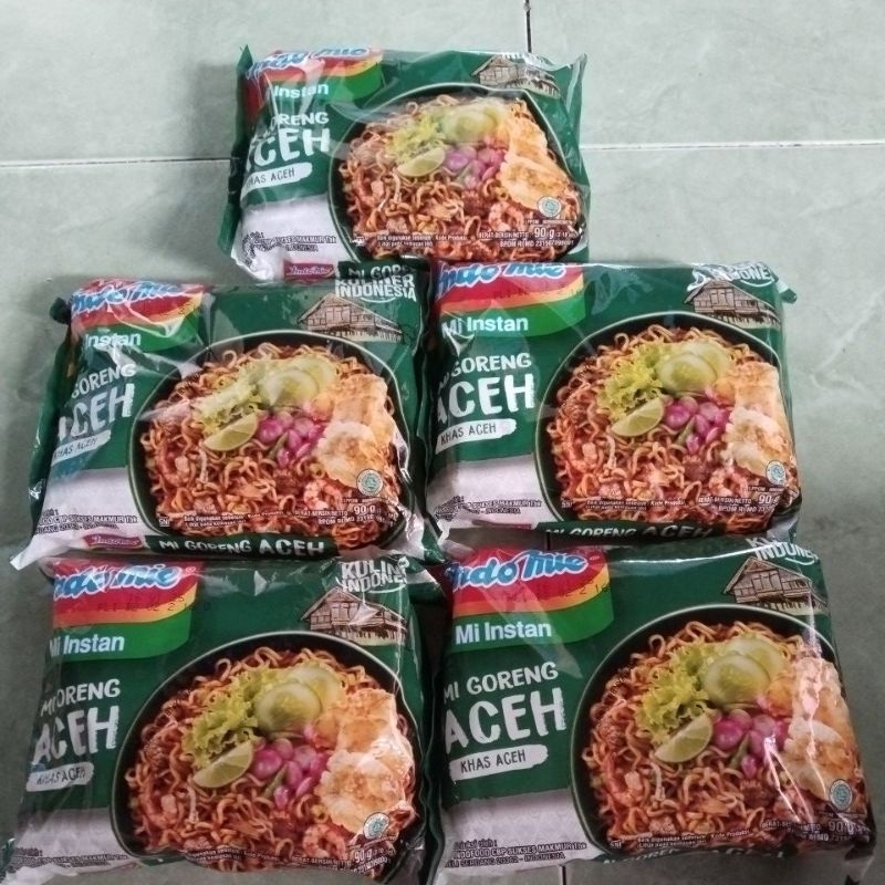 

Paket 5 pcs indomi goreng aceh