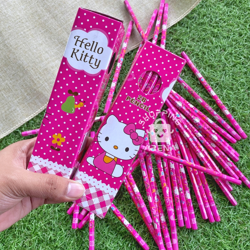 

Pensil Hello Kitty 2B SEKOTAK 36Pcs Hasil Tebal Halus Pencil Anak Karakter KartunLucu Cute Alat Tulis Menulis ATK Perlengkapan Kantor Sekolah TK SD SMP SMA Cewek Cowok Perempuan Girl Gambar Ptelot Murah Petelot Bagus Unik Warna Pink Shopping Arena Malang