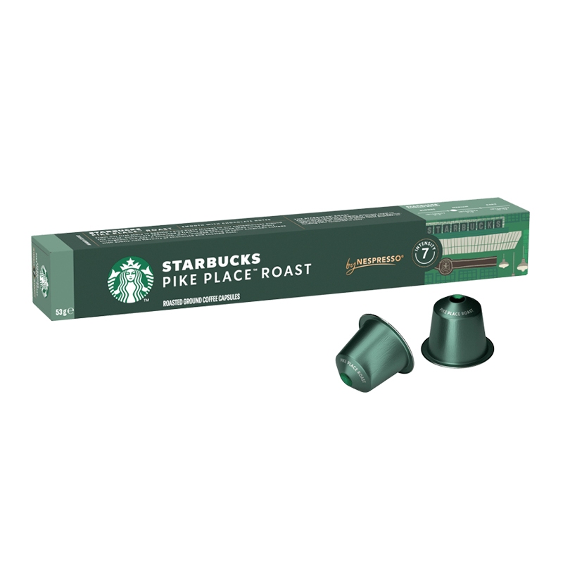 

Starbucks Nespresso Pike Place Roast Lungo Coffee Capsules / Kapsul Kopi - 10 Capsule