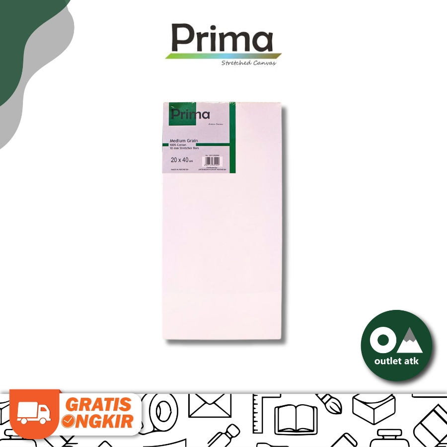 

Kanvas Lukis Painting Prima Canvas Green Series 20cm x 40cm