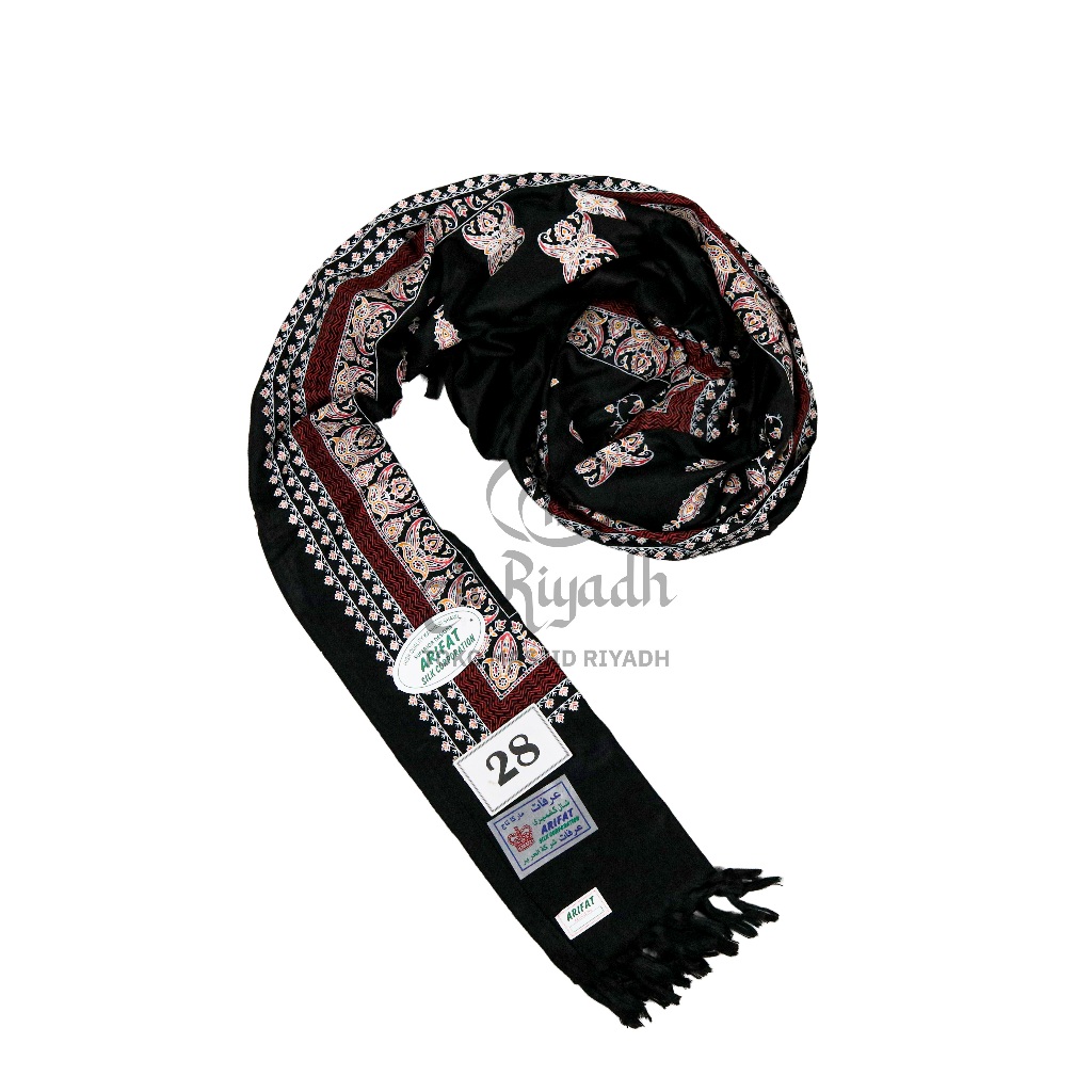 Sorban ARIFAT Kashmiri Elegan Full Motif Print HITAM