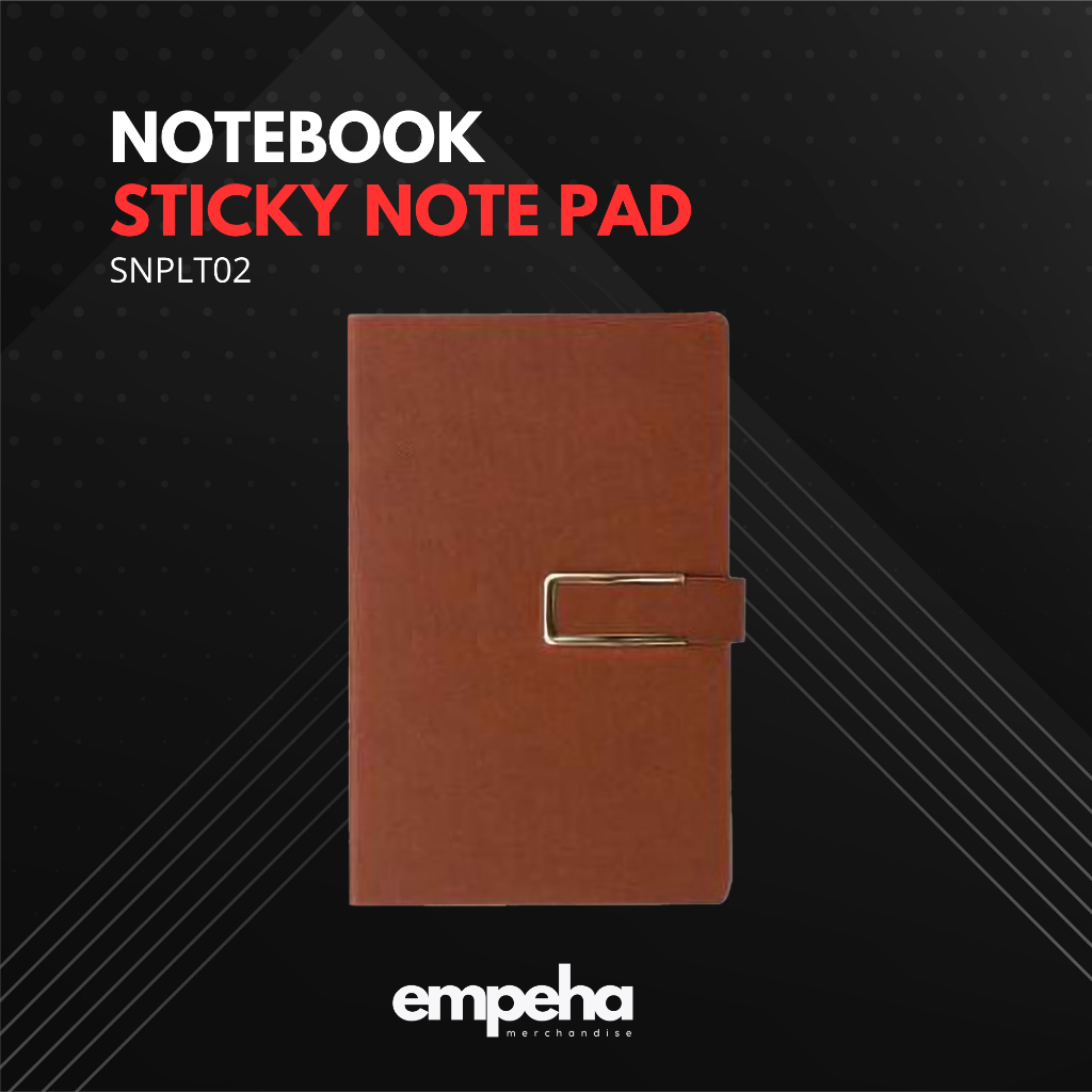 

Sticky Notes Pad Custom Logo | Promosi Merchandise Souvenir Kantor | SNPLT02.E