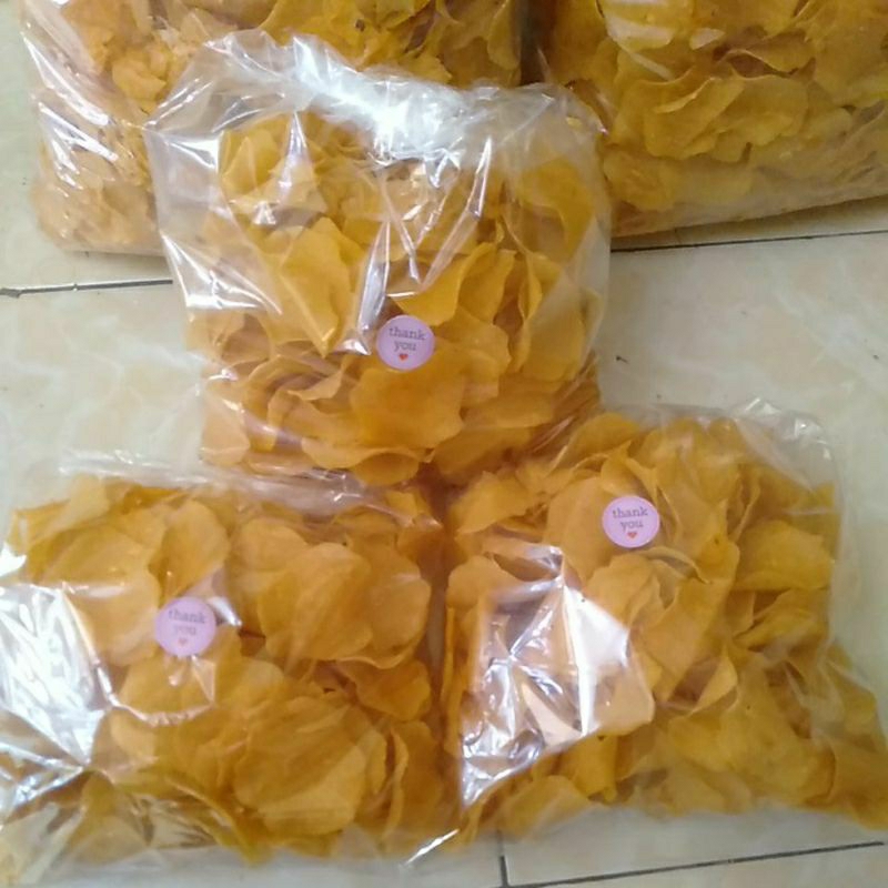 

kripik slondok mentah pedasmanis 250grm