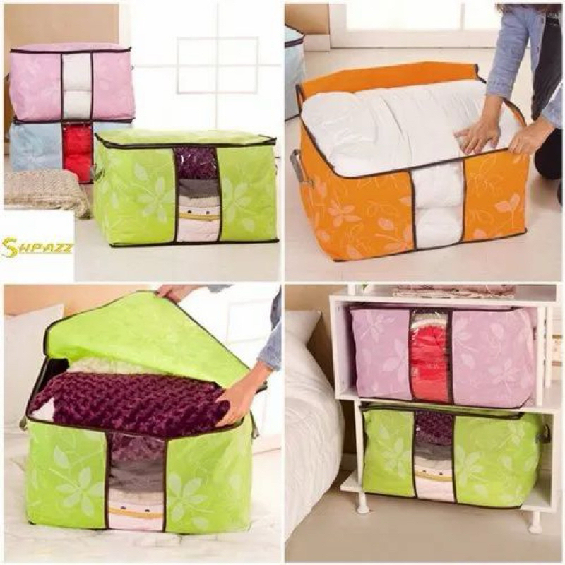 Organizer pakaian organizer selimut box storage box simpan pakaian baju