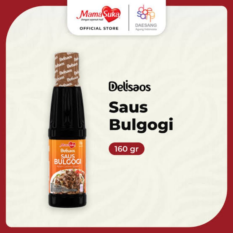

saus bulgogi mamasuka botol 160gram