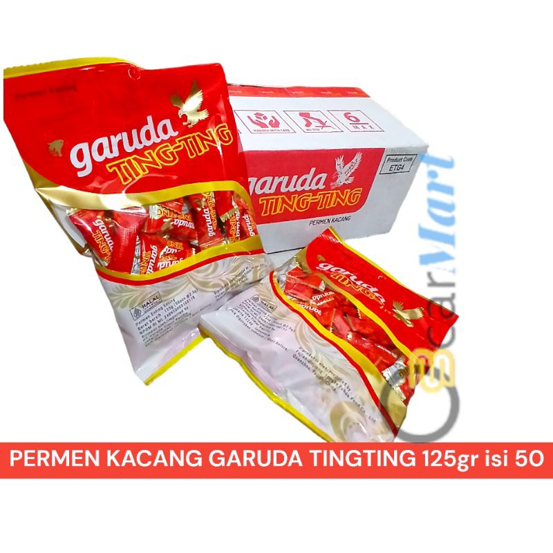 

Permen KACANG TINGTING GARUDA 1 bungkus 125gr isi 50pcs