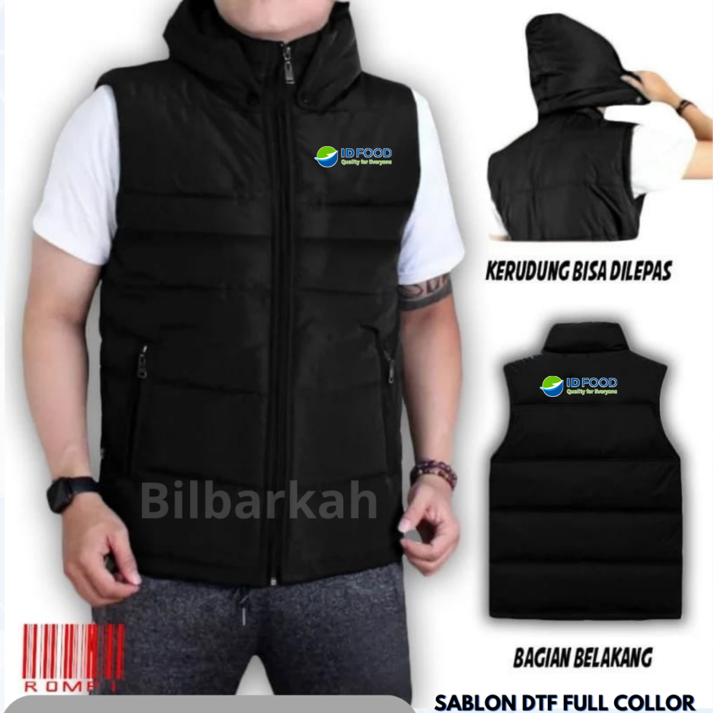 Rompi ID FOOD Jaket Rompi Id Food Custom