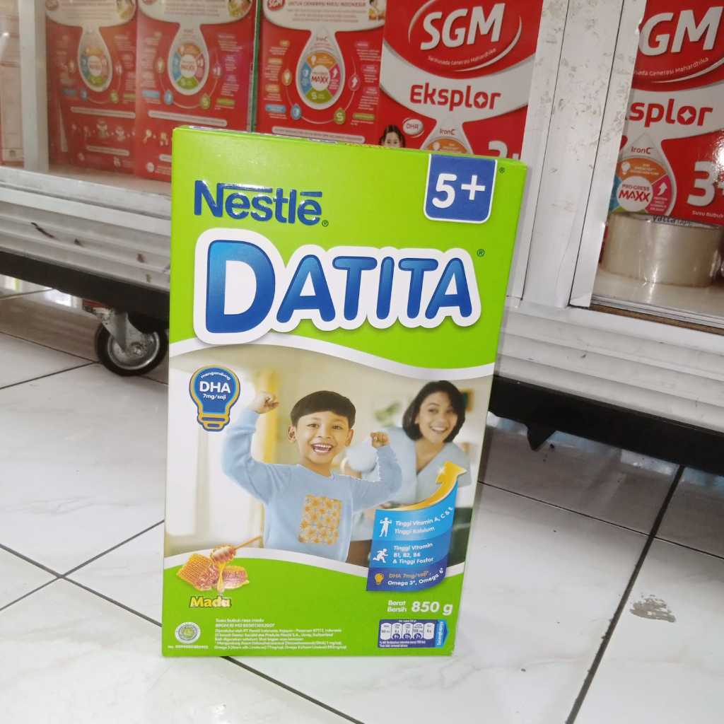 Datita 5+ Madu 850gram susu anak 5 tahun keatas