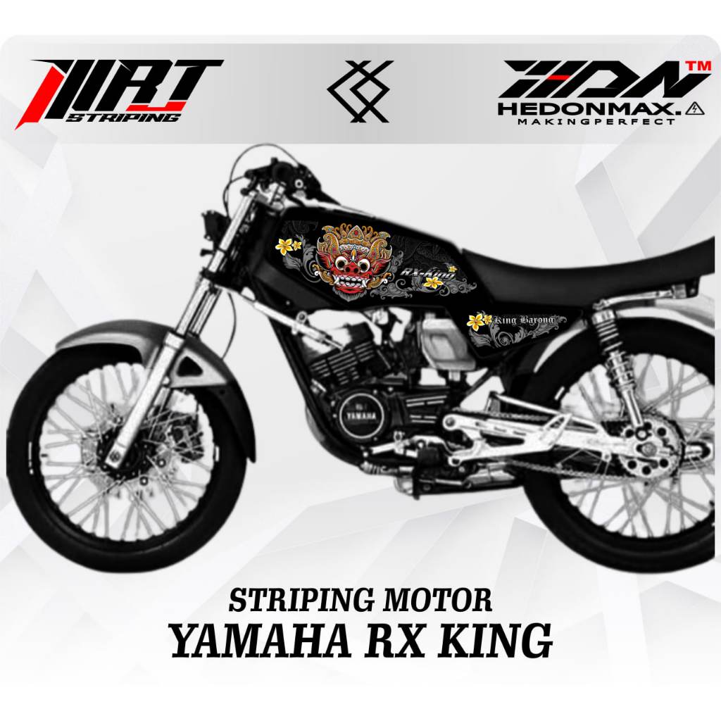 Striping RX KING - Stiker Transparan RXKING Barong (Sudah Terpotong)