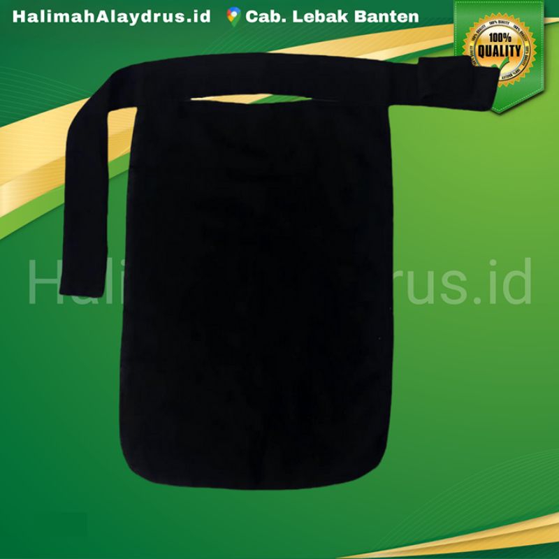 Cadar / Khimar Niqob Model Bandana Warna Hitam
