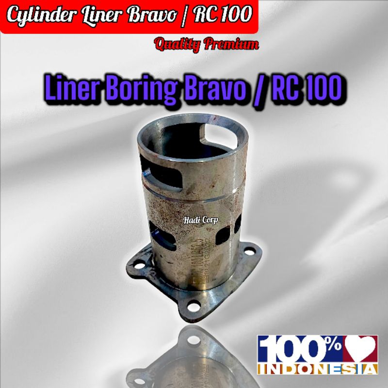 Boring Cylinder Liner Suzuki Bravo / RC 100 2T