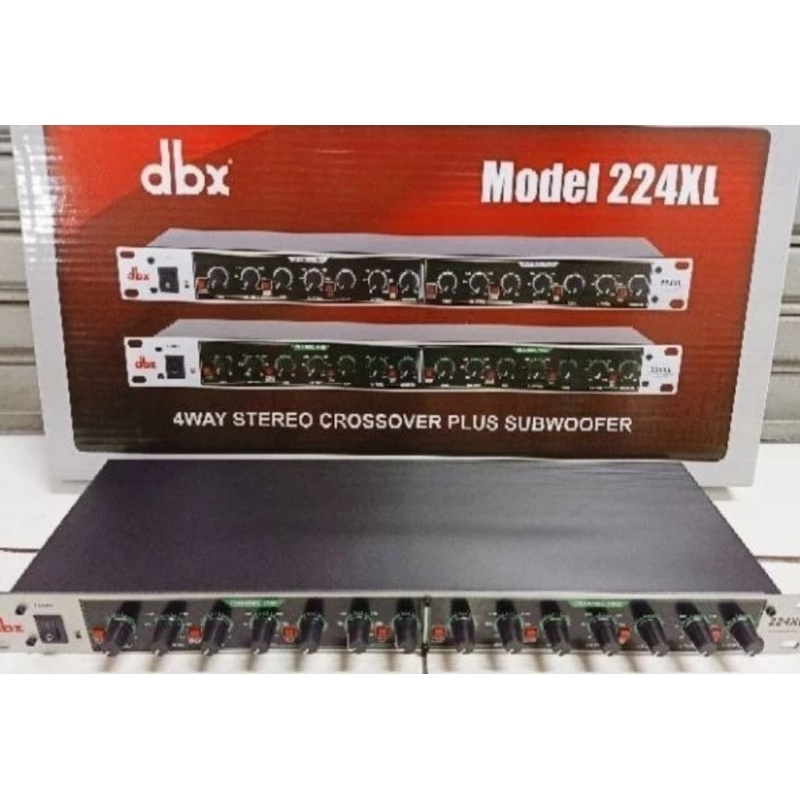 crossover dbx 224XL + SUBWOOFER