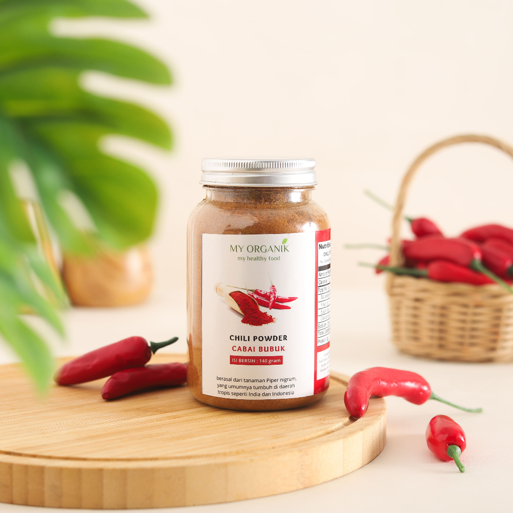 

My Organik Bubuk Cabe Cabai Halus Super Pedas Kasar Chili Chilli Cabei Red Pepper Powder