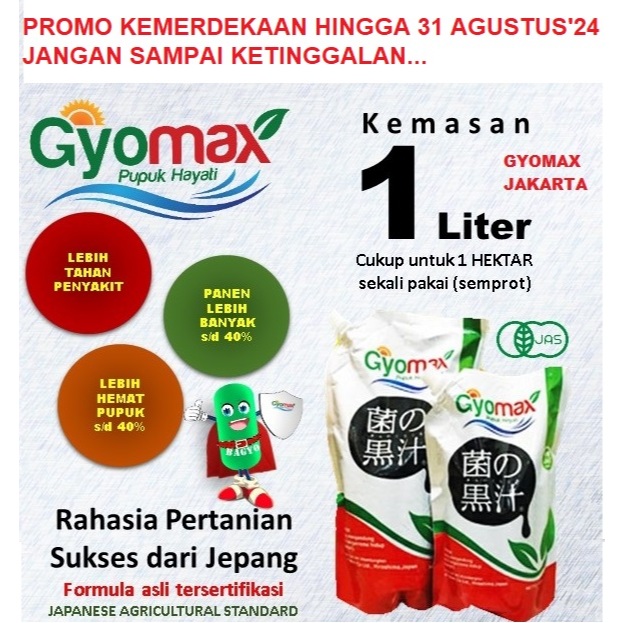 Pupuk Hayati Gyomax 1 Liter