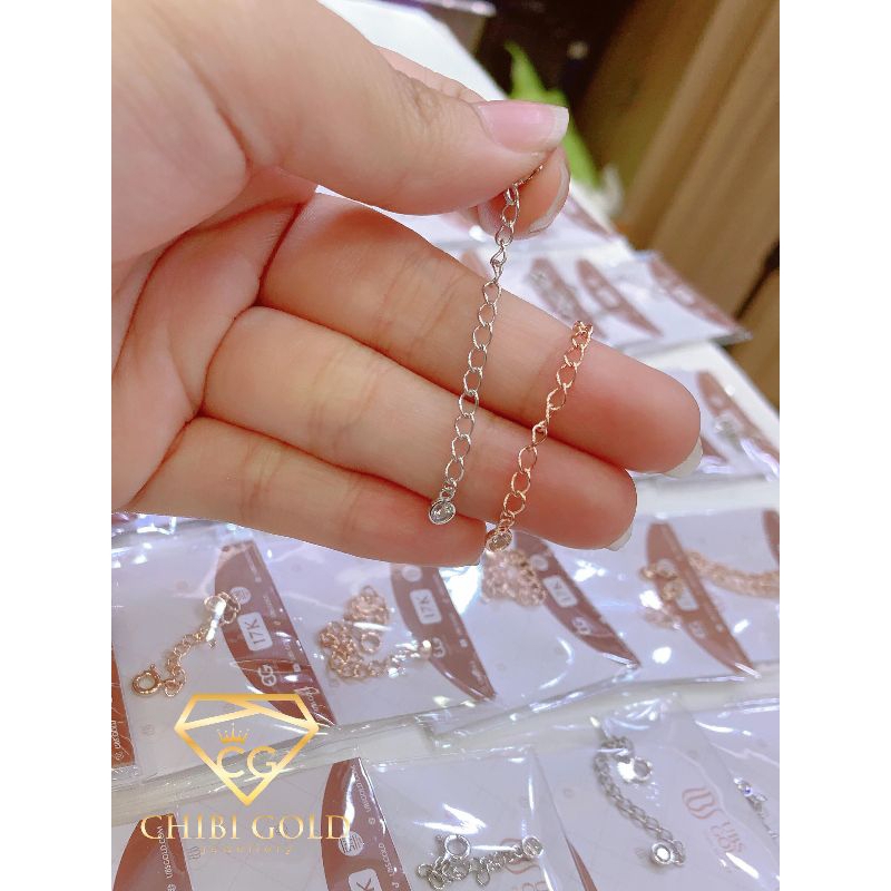 CHIBI GOLD - Extension kalung gelang universal semua gelang dan kalung Extention Kalung Gelang emas 