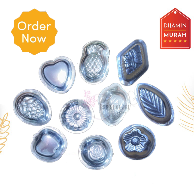 Mika Karakter Isi 100 pcs / Mika Mini Jelly / Mika Mini Pudding / Cetakan Kue Cetakan Jelly / Mika M