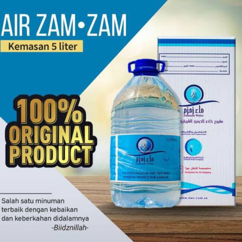 

Air Zam - Zam Galon 5L / 5 Liter non dus original