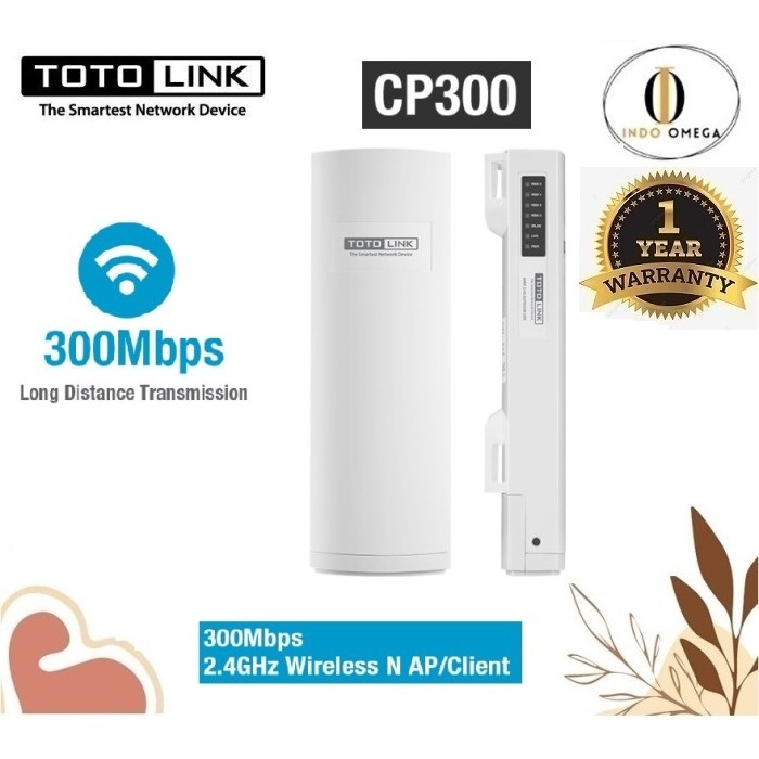 Totolink CP300 300Mbps 2.4GHz Outdoor CPE totolink CP 300