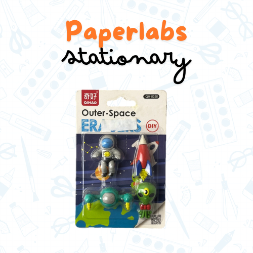 

Qihao Penghapus Pensil Karet Motif Outer Space/Penghapus Sekolah Anak/Penghapus Motif Outer Space