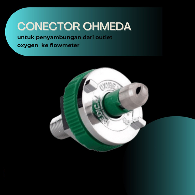 Connector Oksigen Gas Medis/Konektor Gas Penghisap Oksigen Premium Terbaik Berkualitas Awet Terbaru