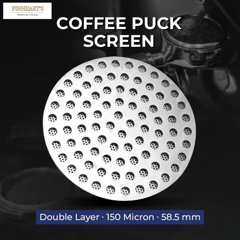 PUCK SCREEN PORTAFILTER ESPRESSO DOUBLE LAYER 150 MICRON - SUS304 | PUCK SCREEN PORTAFILTER DOUBLE L