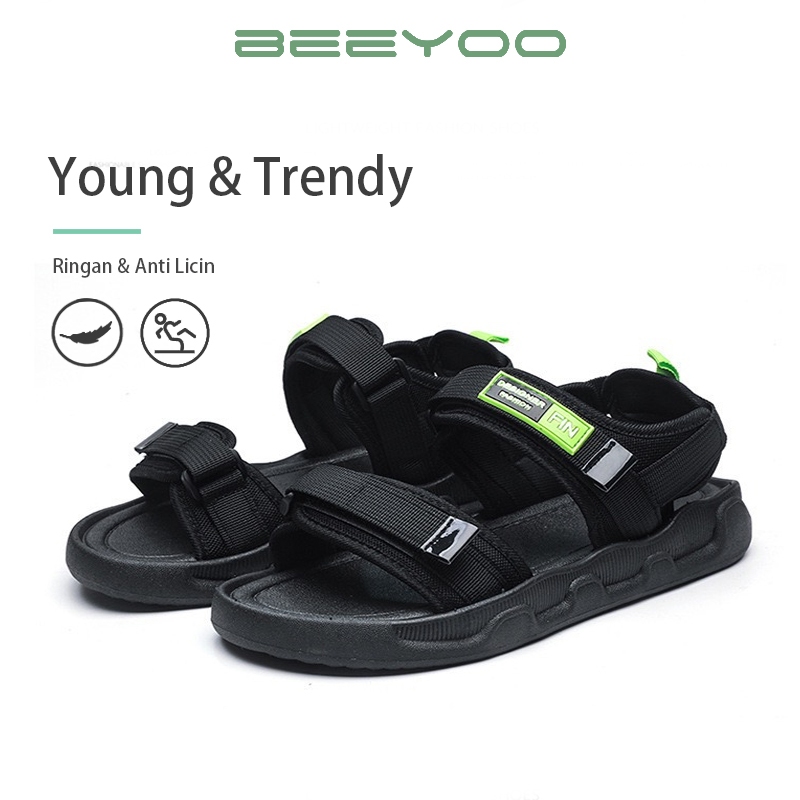 Beeyoo Sandal Tali Wanita Sepatu Sandal Kekinian Sendal Fashion Wanita Outdoor WT109
