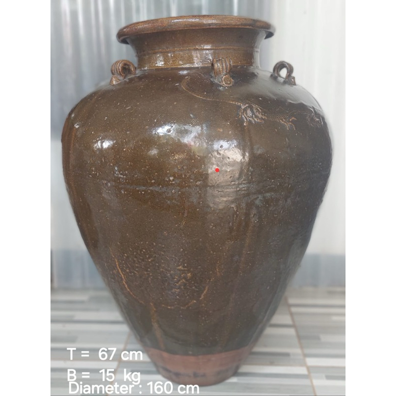 Guci Keramik asli Kalimantan (Borneo Antique)