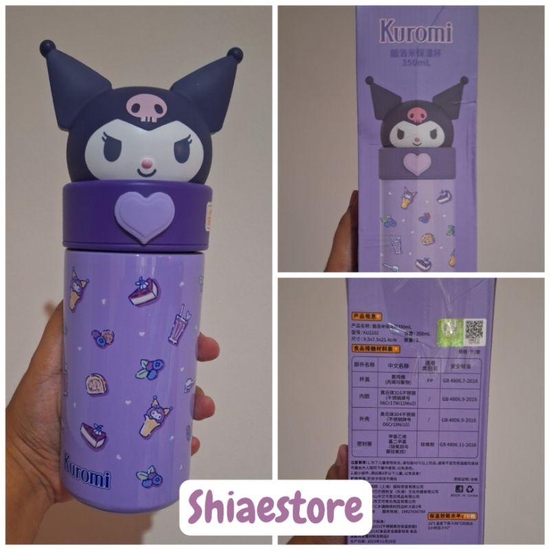 Official Botol Minum Kuromi Sanrio