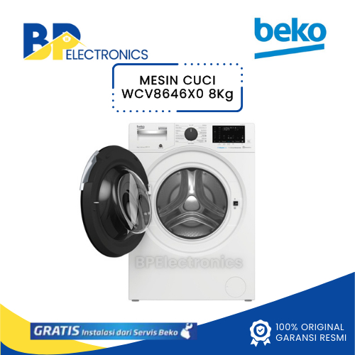 Mesin Cuci Beko WCV8646X0 Front Loading WCV8646X0 8Kg