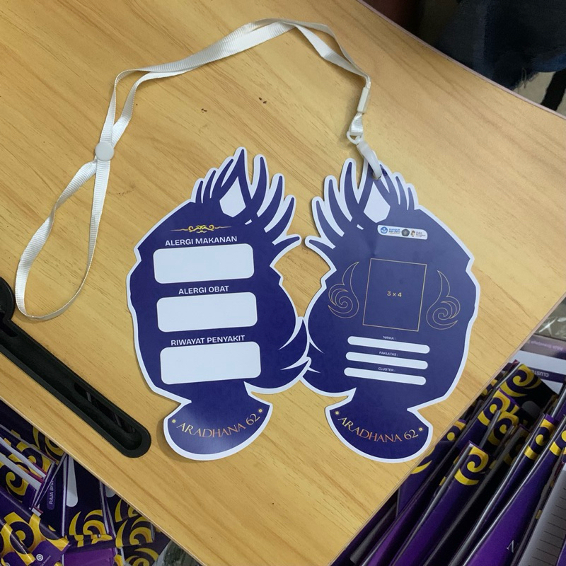 

Name Tag dan Kartu Kendali Kesehatan RAJA Brawijaya 24 & Lanyard